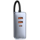 Baseus Share Together car charger 2x USB / 2x USB Type C 120W PPS Quick Charge Power Delivery gray (CCBT-A0G)