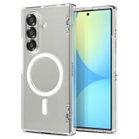 Spigen Tough Armor Pro Mag MagSafe Case for Samsung Galaxy Z Fold 7 - Clear and White