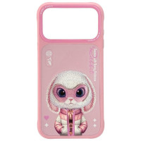 Nimmy Cool&Cute 2.0 Rabbit case for iPhone 17 Pro Max - pink