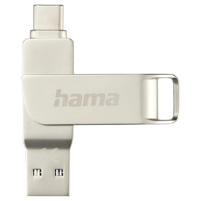 Hama 00182491 C-Rotate Pro 128GB USB 3.0 silver