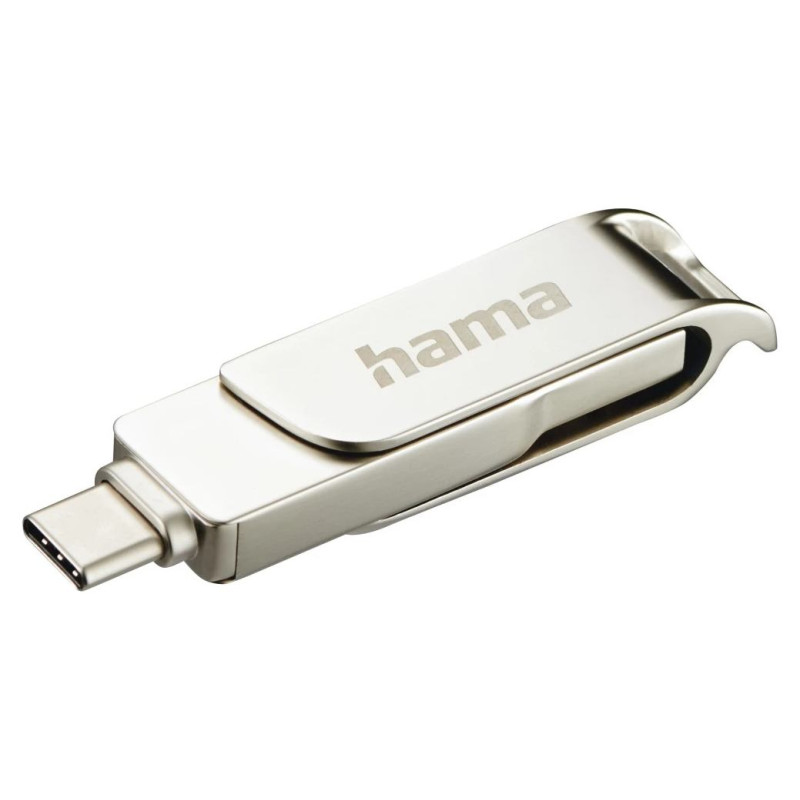 Hama 00182491 C-Rotate Pro 128GB USB 3.0 silver