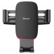 Baseus Metal Age Gravity Car Mount metal car gravity holder for CD slot black (SUYL-J01)