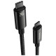 Baseus [RETURNED ITEM] Cable USB C - USB C 480Mb/s 240W 3m Baseus Tungsten Gold CAWJ040101 - black