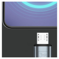 3Mk Protection 3mk Hyper Cable N-SERIES USB-A / MicroUSB 1m 5V/2.4A 12W / black