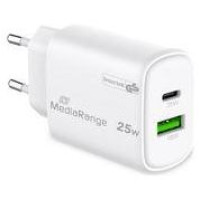 Mediarange POWER ADAPTER USB/USB-C 25W/FAST MRMA112-2 MEDIARANGE