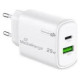 Mediarange POWER ADAPTER USB/USB-C 25W/FAST MRMA112-2 MEDIARANGE