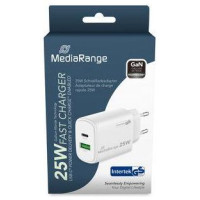Mediarange POWER ADAPTER USB/USB-C 25W/FAST MRMA112-2 MEDIARANGE