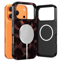 Tech-Protect Lamano MagSafe Case for iPhone 17 Pro Max - Black and Red