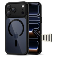 Tech-Protect Magpeak Magsafe CC Case for iPhone 17 Pro - Clear Black