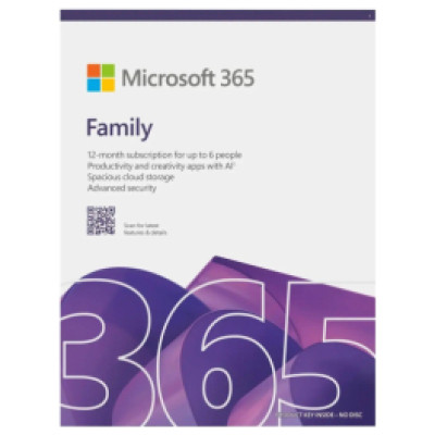 Microsoft Programmatūra Microsoft Office M365 Family EN 1Y EP2-32335