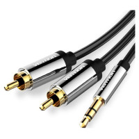 Vention CABLE AUDIO 3.5MM TO 2XRCA/2M BCFBH LINDY