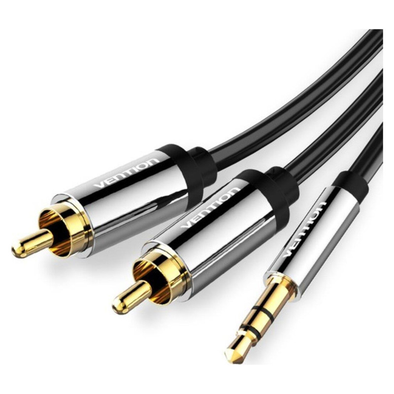 Vention CABLE AUDIO 3.5MM TO 2XRCA/2M BCFBH LINDY