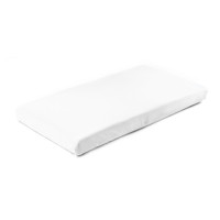 Miniania Palags jersī ar gumiju 160x80 cm WHITE (4211)