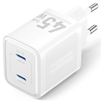 Vention MOBILE CHARGER WALL 45W USB-C/2P WHITE FEFW0-EU VENTION