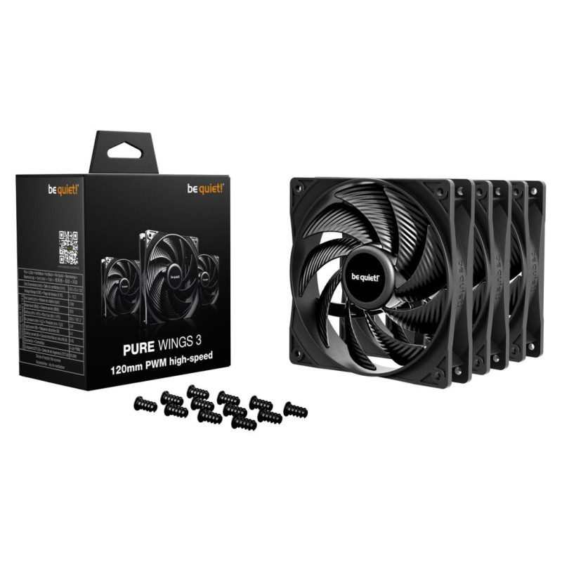Be Quiet CASE FAN 120MM PURE WINGS 3/PWM HS 3-PACK BL140 BE QUIET