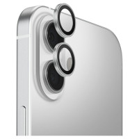 Uniq Optix Aluminum Camera Lens Protector for iPhone 17 with Applicator - Silver
