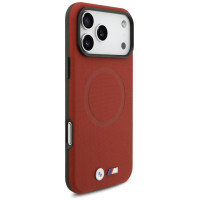 BMW M FW Metal Logo MagSafe Case for iPhone 17 Pro Max - Red