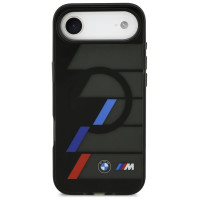 BMW M IML Metal Buttons Tricolor Lines MagSafe Case for iPhone Air - Black