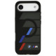 BMW M IML Metal Buttons Tricolor Lines MagSafe Case for iPhone Air - Black