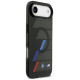 BMW M IML Metal Buttons Tricolor Lines MagSafe Case for iPhone Air - Black