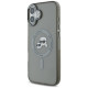 Karl Lagerfeld IML Metal Karl&Choupette Head MagSafe Case for iPhone 16 - Black