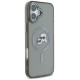 Karl Lagerfeld IML Metal Karl&Choupette Head MagSafe Case for iPhone 16 - Black