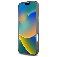 Karl Lagerfeld IML Metal Karl&Choupette Head MagSafe Case for iPhone 16 - Black