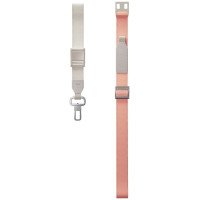 Uniq Vista 2-in-1 phone lanyard - peach and beige