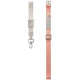 Uniq Vista 2-in-1 phone lanyard - peach and beige