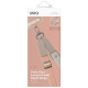 Uniq Vista 2-in-1 phone lanyard - peach and beige