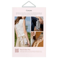 Uniq Coehl Caryne 2-in-1 phone lanyard - cream