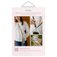 Uniq Coehl Caryne 3-in-1 Phone Lanyard with Card Wallet - Gray