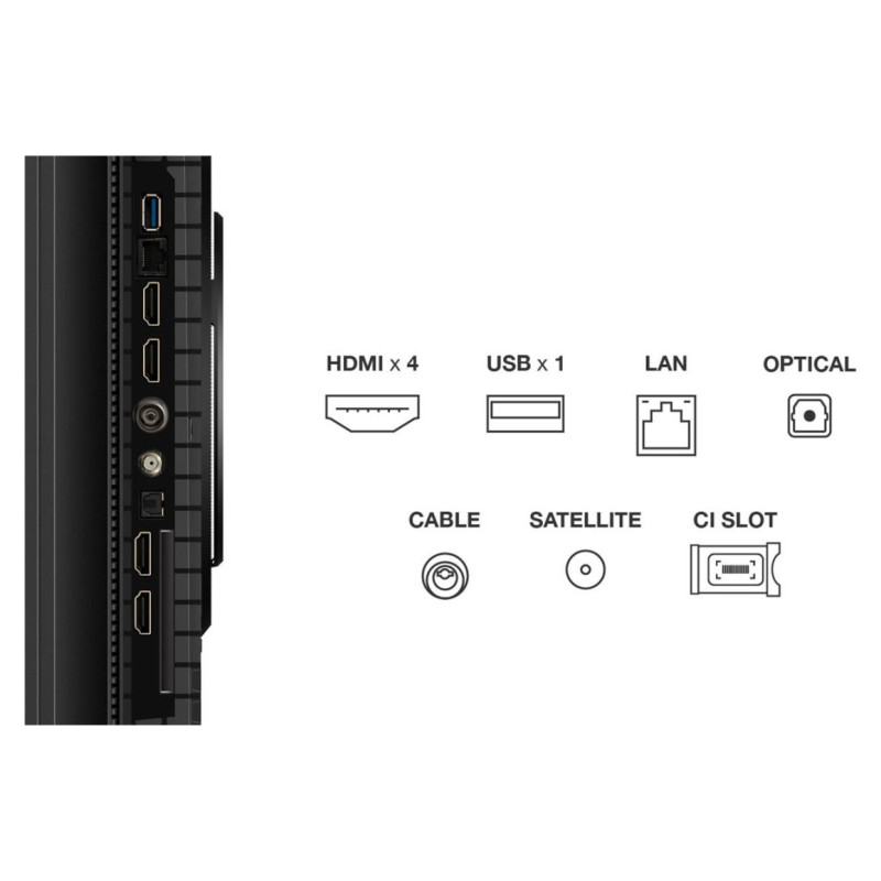 TCL TV Set|TCL|75 "|4K Ultra HD|3840 x 2160 pixels|Flat|16:9|QLED|75P8K