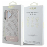Guess 4G Bottom Stripe iPhone 16 Case - Pink