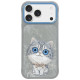 Nimmy Big Eyed Pet 2.0 Cat Case for iPhone 17 Pro - Gray