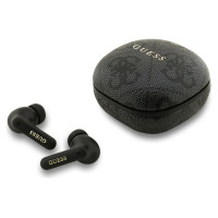 Guess 4G Classic Metal Logo TWS ENC Headphones - Black