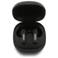Guess 4G Classic Metal Logo TWS ENC Headphones - Black