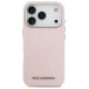 Karl Lagerfeld FW Stamped Karl MagSafe Case for iPhone 17 Pro - Pink