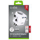 SBS universal travel adapter - EU 2xUSB-A - white