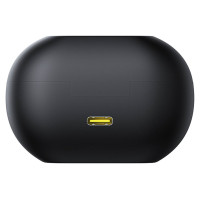 Baseus Bass 15 Clip OWS Wireless Headphones with Baseus Simple USB-C 3A 30cm Cable - Black