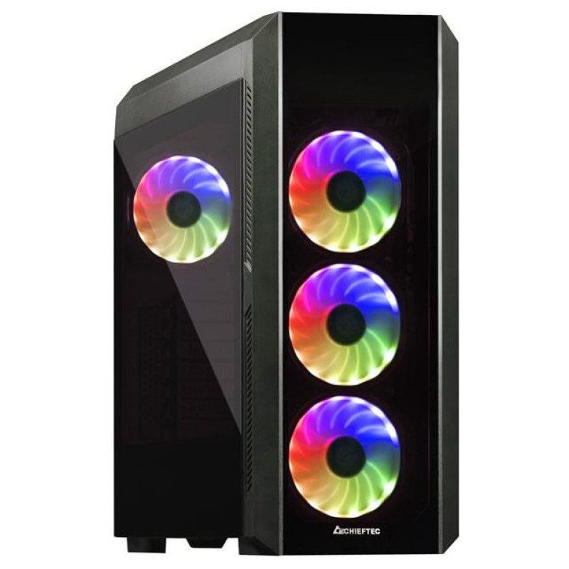 Chieftec Case|CHIEFTEC|Scorpion 3 GL-03B-OP|MidiTower|Not included|ATX|MicroATX|MiniITX|Colour Black|GL-03B-OP