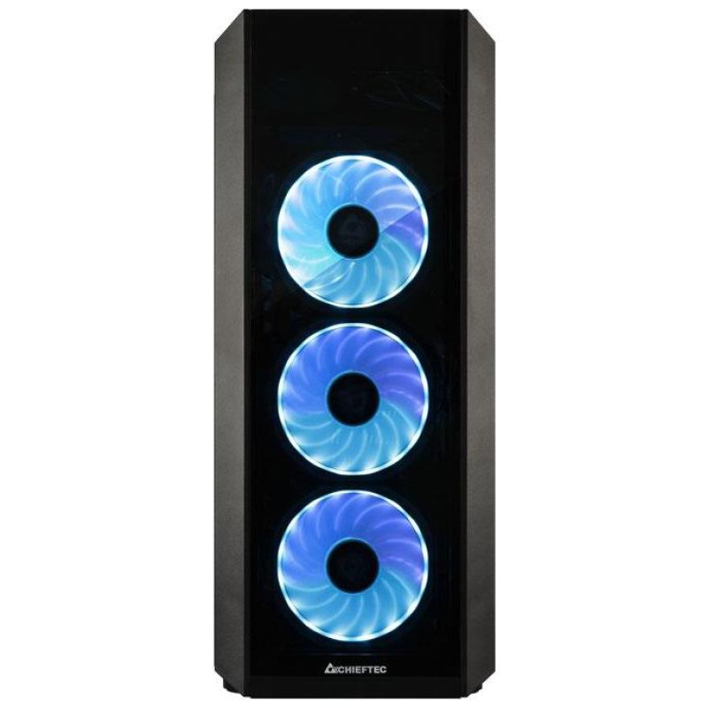 Chieftec Case|CHIEFTEC|Scorpion 3 GL-03B-OP|MidiTower|Not included|ATX|MicroATX|MiniITX|Colour Black|GL-03B-OP