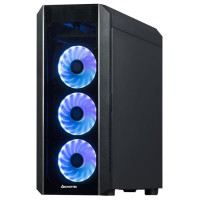 Chieftec Case|CHIEFTEC|Scorpion 3 GL-03B-OP|MidiTower|Not included|ATX|MicroATX|MiniITX|Colour Black|GL-03B-OP