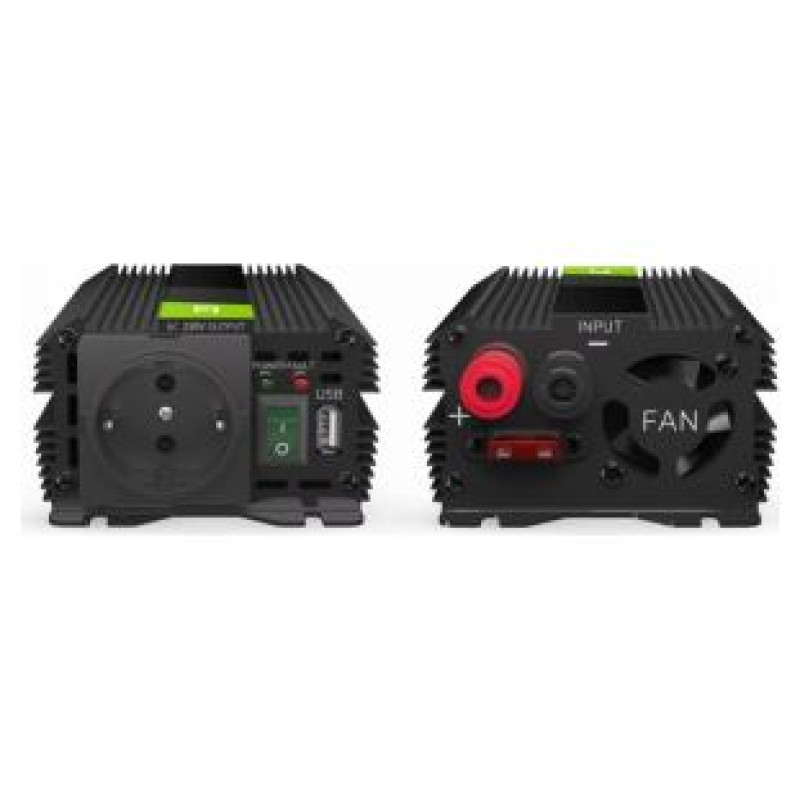 Green Cell PRO Car Power Inverter Converter 24V to 230V 300W/ 600W with USB