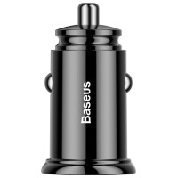 Baseus Circular PPS smart car charger with USB Quick Charge 4.0 QC 4.0 and USB-C PD 3.0 SCP ports black (CCALL-YS01)