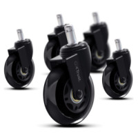 Trust Riteņi datorkrēslam Trust GXT702 GEL