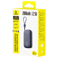 Baseus EnerFill FC21 Qpow 3 Ultra 20000mAh 22.5W Powerbank with Display and Cable Included - Black