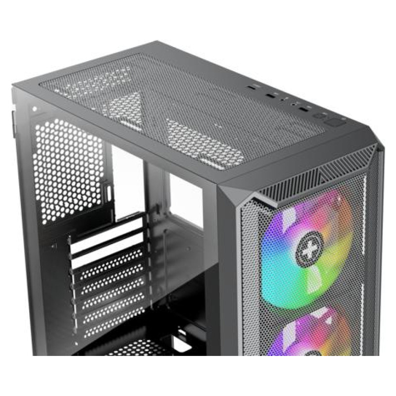 Xilence Case|XILENCE|ATX/micro ATX/Mini-ITX|Black|Midi Tower|PC|XG161
