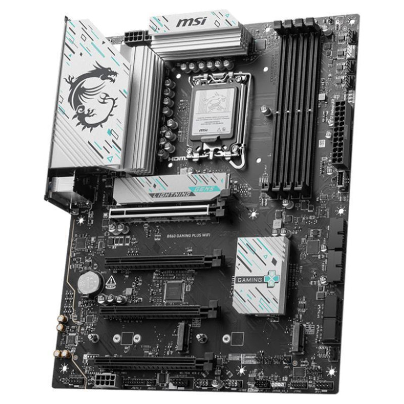 MSI Mainboard|MSI|Intel B860 Express|LGA1851|Memory DDR5|Memory slots 4|B860GAMINGPLUSWIFI