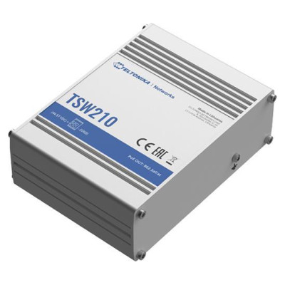 Teltonika Switch|TELTONIKA|TSW210|8x10Base-T / 100Base-TX / 1000Base-T|2xSFP|TSW210